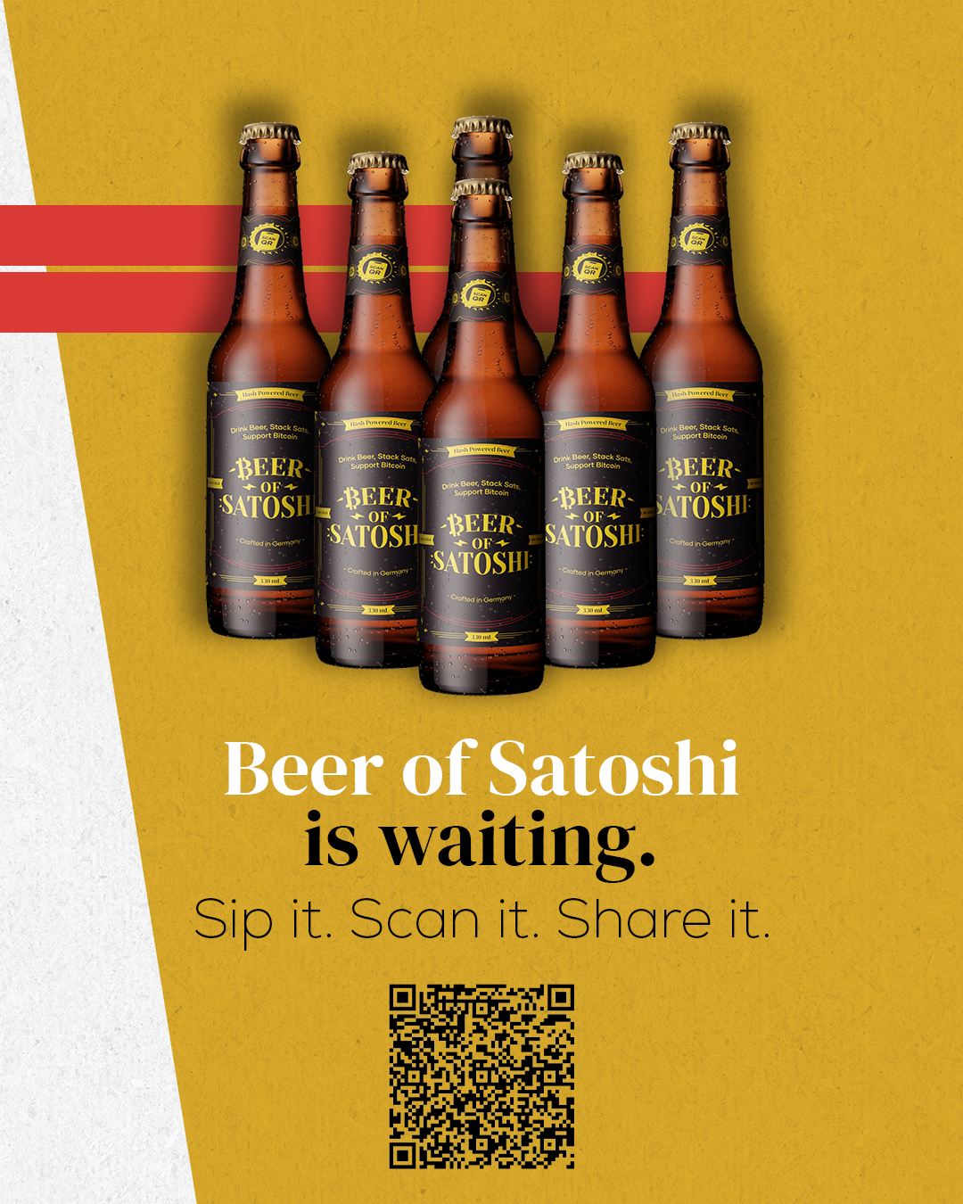 Beer of Satoshi Zero alcohol-free 6-pack