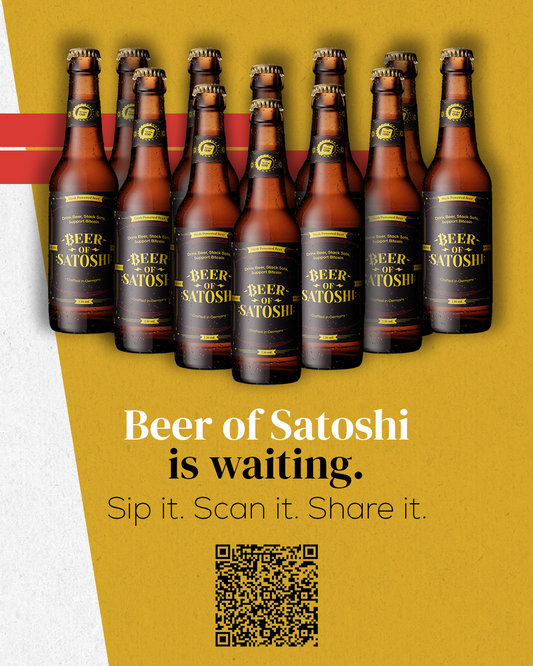 Beer of Satoshi bottles